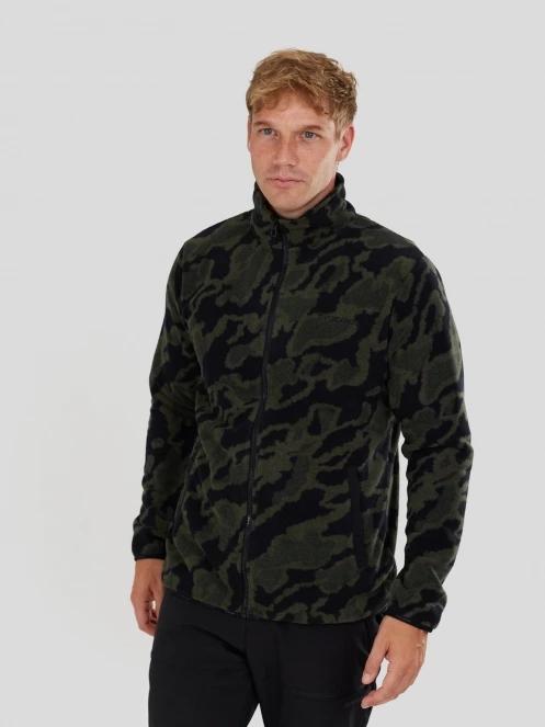 pulover polar pt. barbati Fundango Nestor II Fleece Jacket negru 2