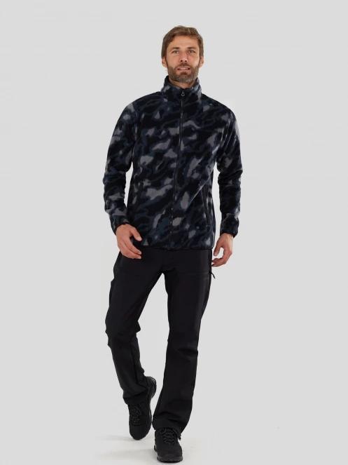 pulover polar pt. barbati Fundango Nestor II Fleece Jacket gri 4