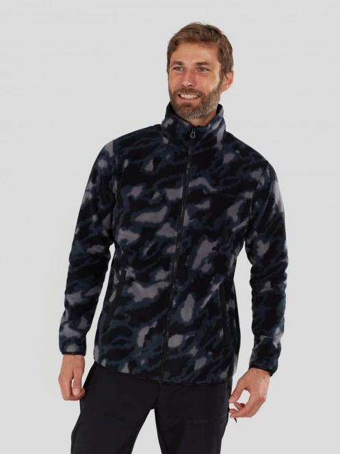 pulover polar pt. barbati Fundango Nestor II Fleece Jacket gri 5