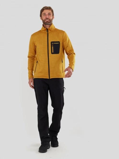 pulover polar pt. barbati Fundango Revolution Fullzip Fleece galben 4