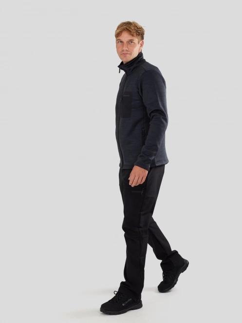 pulover polar pt. barbati Fundango Revolution Fullzip Fleece negru 4