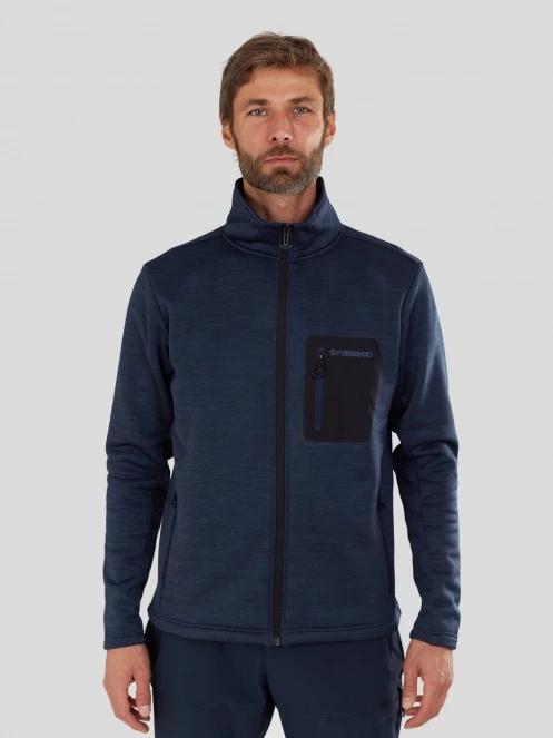 pulover polar pt. barbati Fundango Revolution Fleece Jacket albastru inchis 2