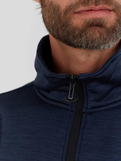 pulover polar pt. barbati Fundango Revolution Fleece Jacket albastru inchis 7