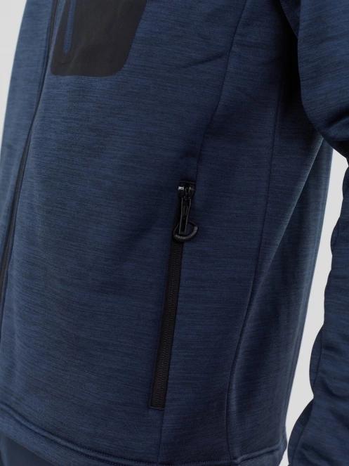 pulover polar pt. barbati Fundango Revolution Fleece Jacket albastru inchis 8