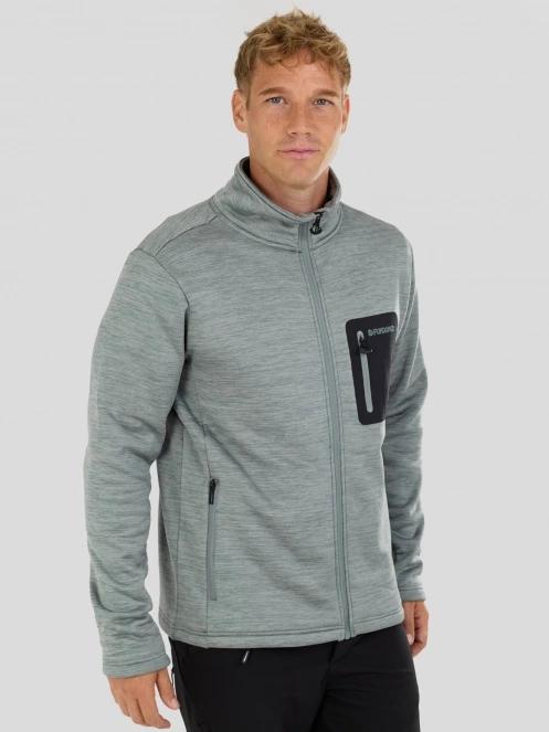 pulover polar pt. barbati Fundango Revolution Fleece Jacket verde 5
