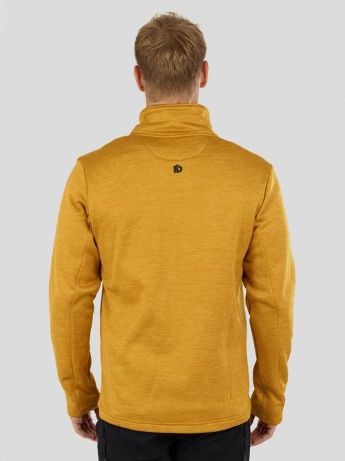 pulover polar pt. barbati Fundango Revolution Fleece Jacket galben 3