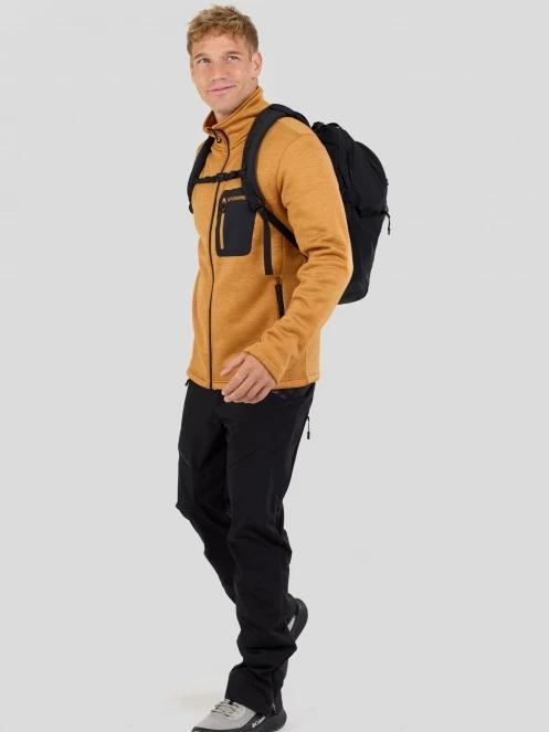 pulover polar pt. barbati Fundango Revolution Fleece Jacket portocaliu 5