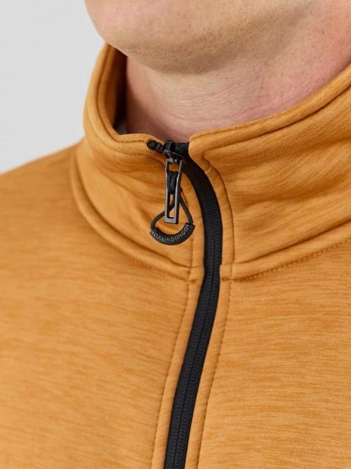 pulover polar pt. barbati Fundango Revolution Fleece Jacket portocaliu 7