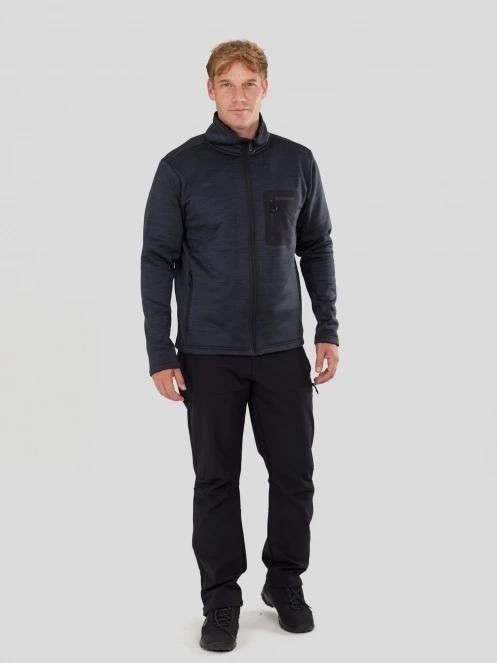 pulover polar pt. barbati Fundango Revolution Fleece Jacket gri 5