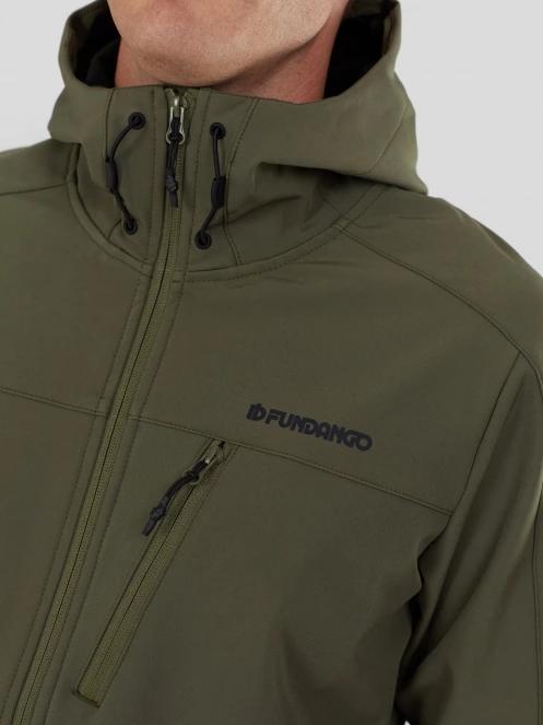 jacheta softshell pt. barbati Fundango Fairbanks Softhsell Jacket oliv 9