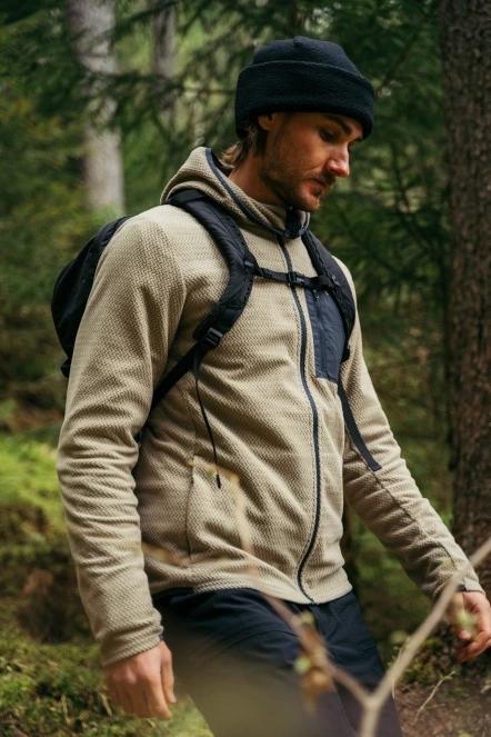 strat intermediar hibrid pt. barbati Fundango Nagano Full Zip Hoodie nisip 10