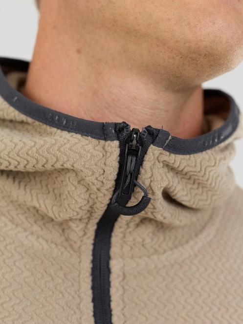 strat intermediar hibrid pt. barbati Fundango Nagano Full Zip Hoodie nisip 7
