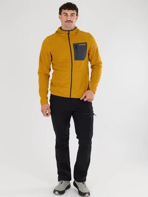 strat intermediar hibrid pt. barbati Fundango Nagano Full Zip Hoodie galben 4