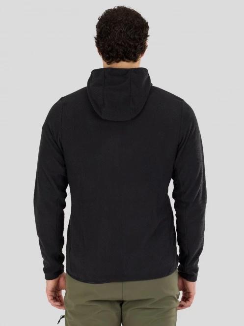 strat intermediar hibrid pt. barbati Fundango Nagano Full Zip Hoodie negru 3