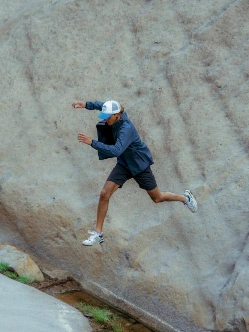 strat intermediar hibrid pt. barbati Fundango Ocean Hybrid Fleece albastru inchis 8