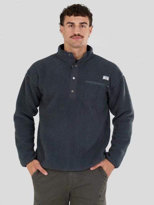 pulover polar pt. barbati Fundango Phoenix Fleece Jacket gri 2