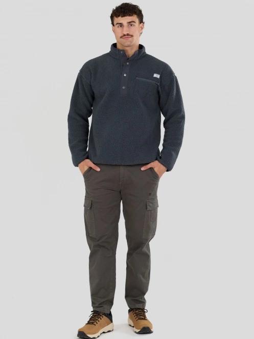 pulover polar pt. barbati Fundango Phoenix Fleece Jacket gri 4