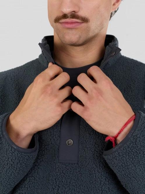 pulover polar pt. barbati Fundango Phoenix Fleece Jacket gri 8