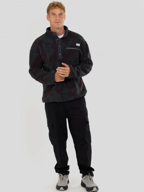 pulover polar pt. barbati Fundango Phoenix Fleece Jacket gri 4