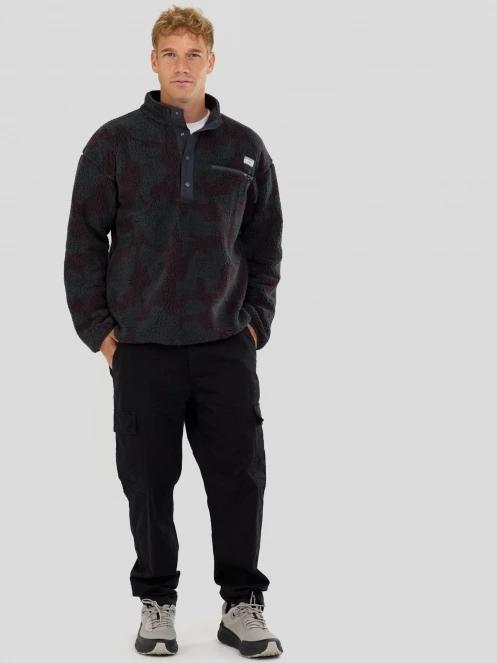 pulover polar pt. barbati Fundango Phoenix Fleece Jacket gri 5
