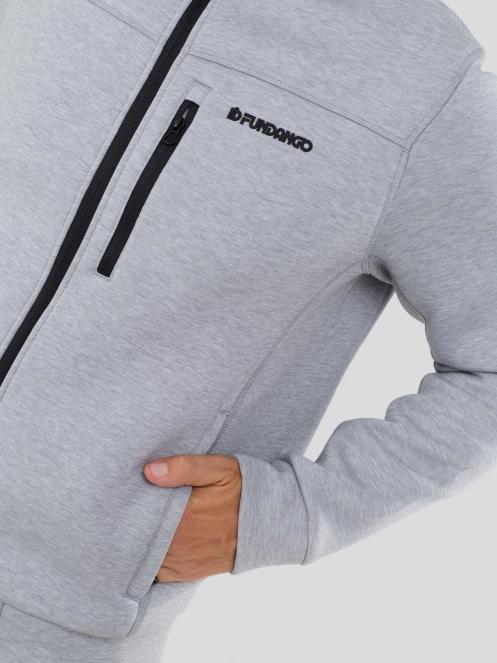pulover polar pt. barbati Fundango Soren Fleece Jacket gri 6