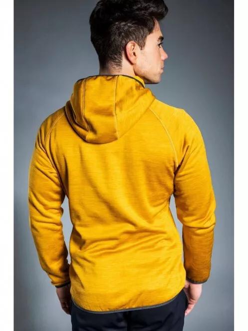 pulover polar pt. barbati Fundango HERMON Hooded Fleece portocaliu 3