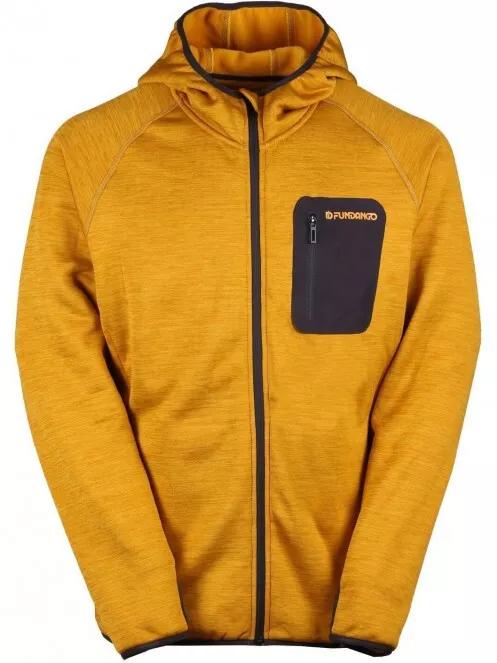 pulover polar pt. barbati Fundango HERMON Hooded Fleece portocaliu 5