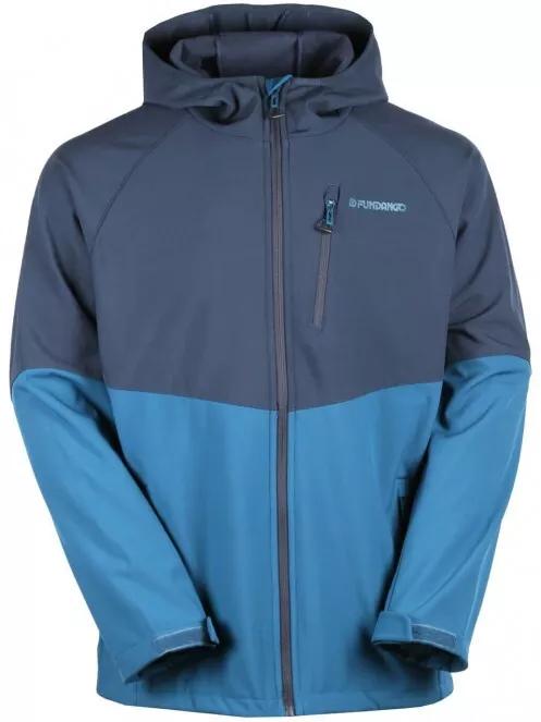pulover polar pt. barbati Fundango COOPER Softshell Jacket albastru inchis 4