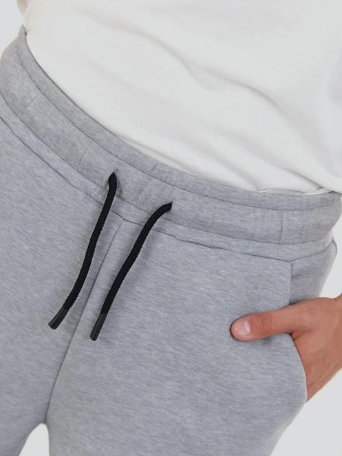 pantaloni de trening pt. barbati Fundango Blake Sweatpants gri 5