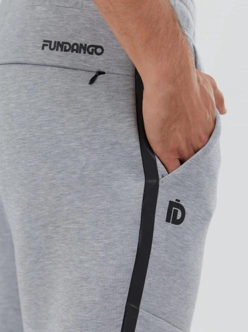 pantaloni de trening pt. barbati Fundango Blake Sweatpants gri 6