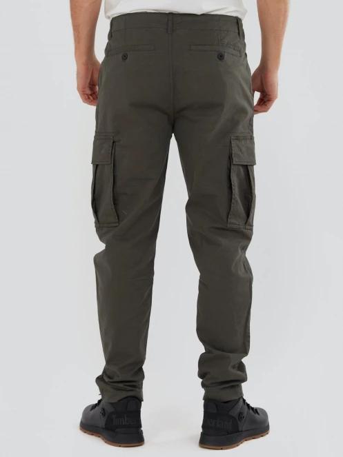 pantaloni cargo pt. barbati Fundango Chuck Cargo Pants oliv 3