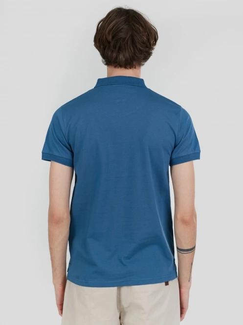 tricou cu guler pt. barbati Fundango Incognito Mono Poloshirt albastru 3
