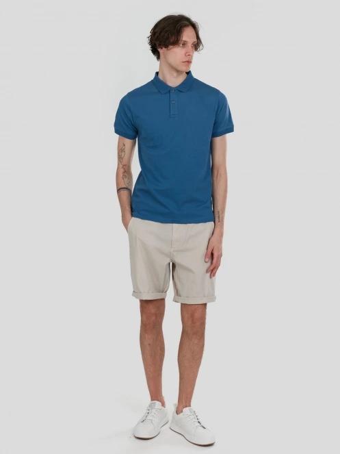 tricou cu guler pt. barbati Fundango Incognito Mono Poloshirt albastru 4