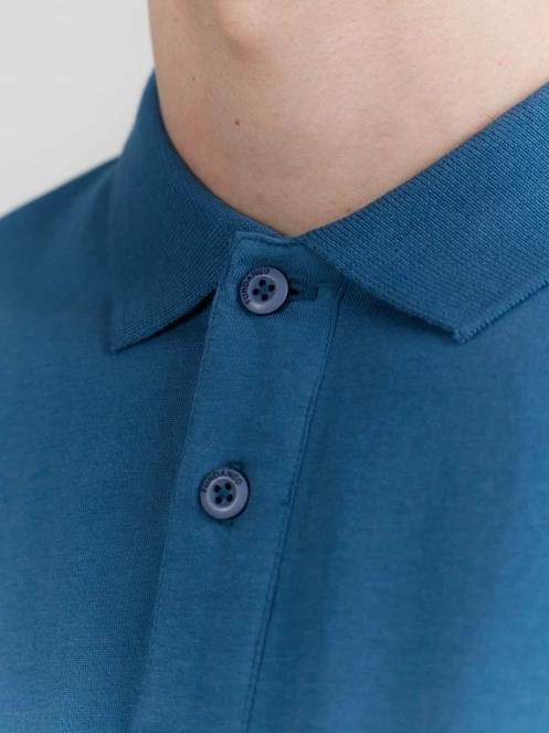 tricou cu guler pt. barbati Fundango Incognito Mono Poloshirt albastru 5