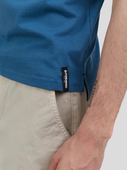 tricou cu guler pt. barbati Fundango Incognito Mono Poloshirt albastru 6