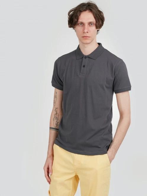 tricou cu guler pt. barbati Fundango Incognito Mono Poloshirt gri 5