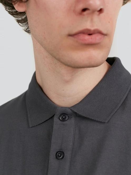 tricou cu guler pt. barbati Fundango Incognito Mono Poloshirt gri 6