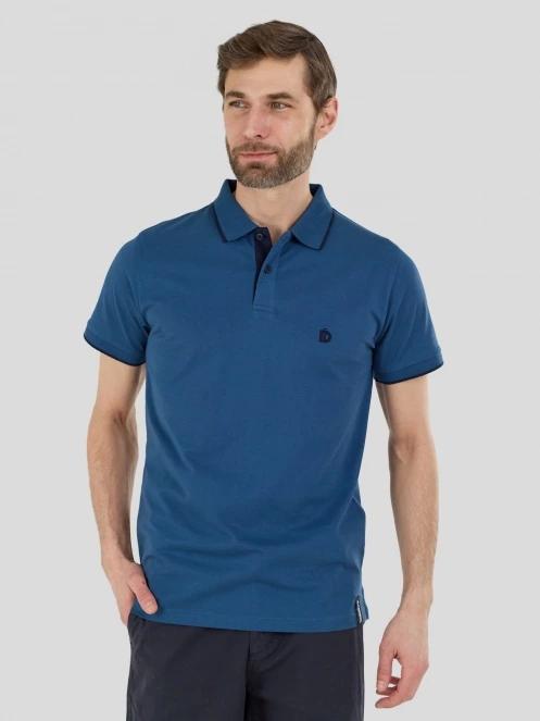 tricou cu guler pt. barbati Fundango Incognito Mono Poloshirt albastru 2