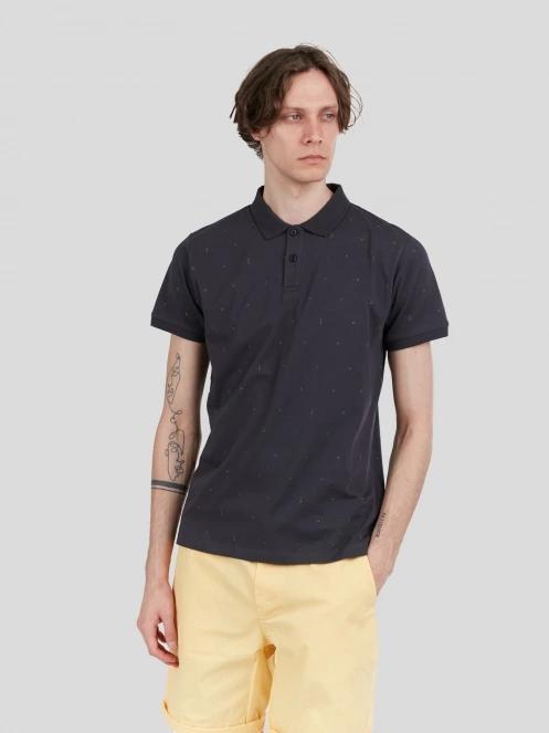tricou cu guler pt. barbati Fundango Icon Poloshirt negru 5