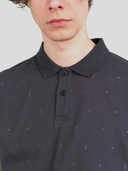 tricou cu guler pt. barbati Fundango Icon Poloshirt negru 6