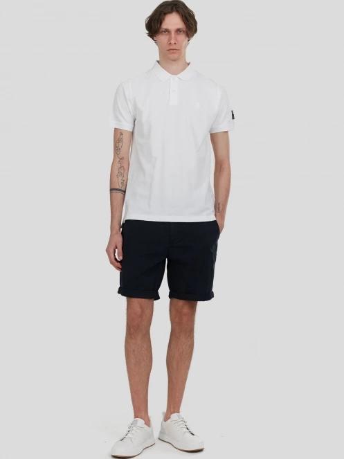 tricou cu guler pt. barbati Fundango Insignia Poloshirt alb 4
