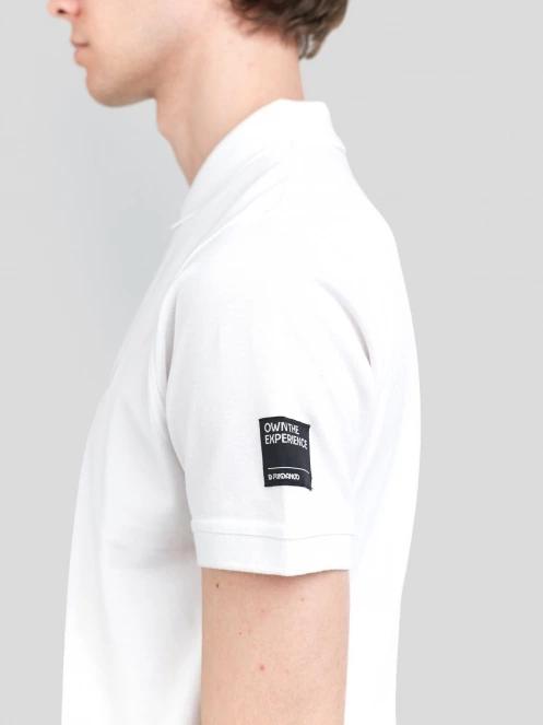 tricou cu guler pt. barbati Fundango Insignia Poloshirt alb 6