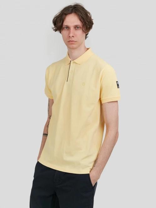 tricou cu guler pt. barbati Fundango Insignia Poloshirt galben 2