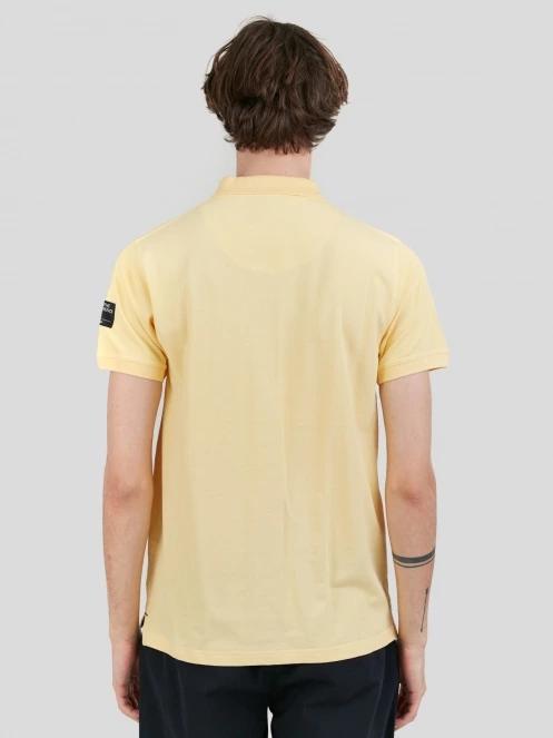 tricou cu guler pt. barbati Fundango Insignia Poloshirt galben 3