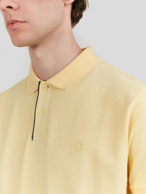tricou cu guler pt. barbati Fundango Insignia Poloshirt galben 5