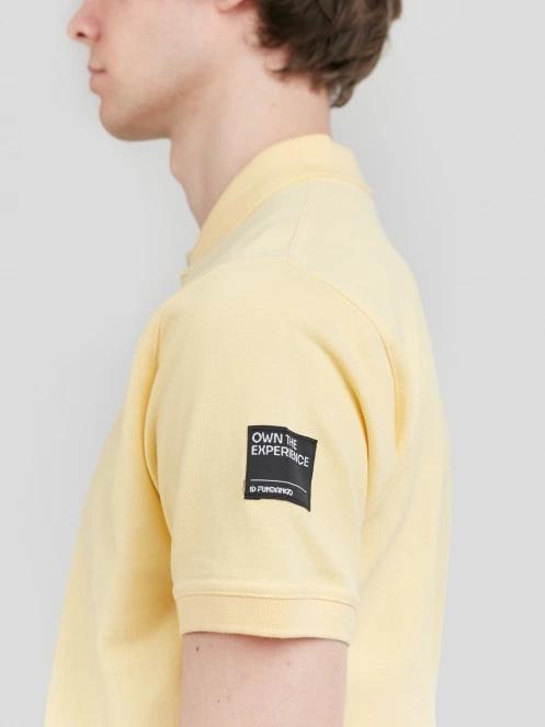 tricou cu guler pt. barbati Fundango Insignia Poloshirt galben 6