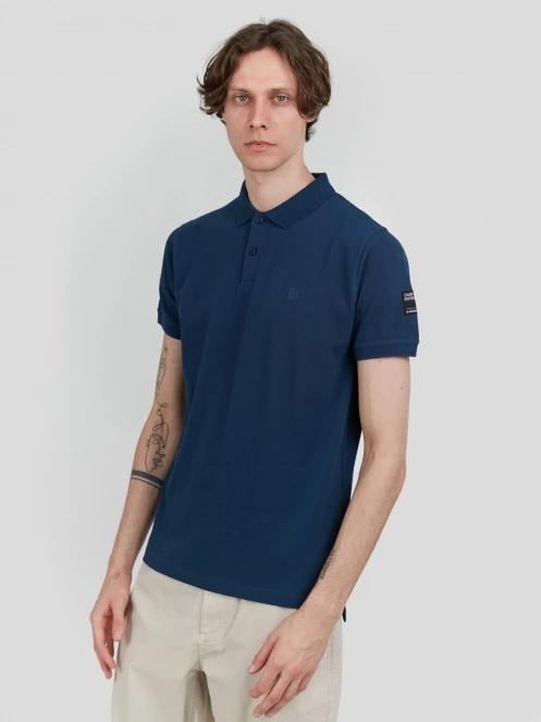 tricou cu guler pt. barbati Fundango Insignia Poloshirt albastru inchis 2