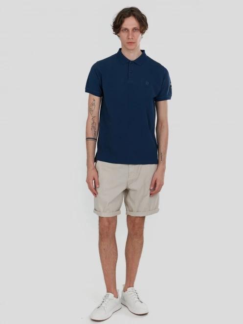 tricou cu guler pt. barbati Fundango Insignia Poloshirt albastru inchis 4