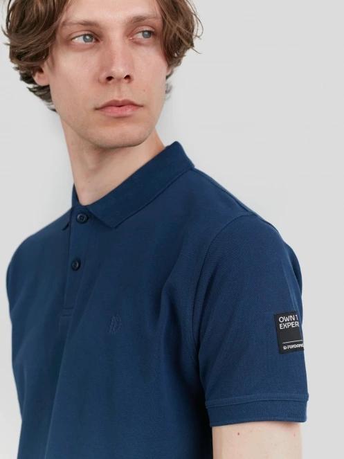 tricou cu guler pt. barbati Fundango Insignia Poloshirt albastru inchis 5