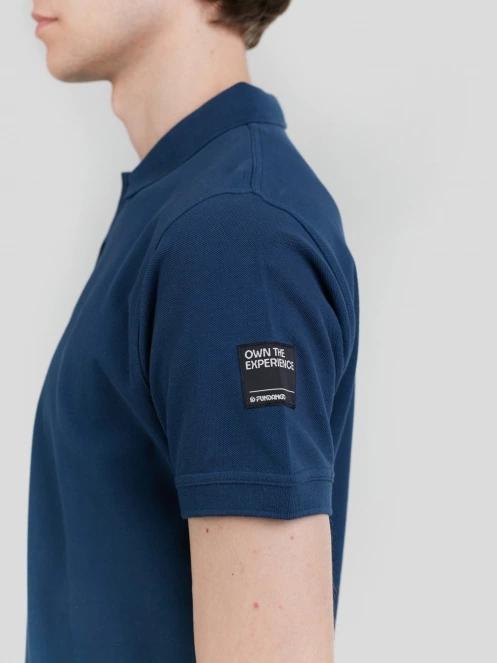 tricou cu guler pt. barbati Fundango Insignia Poloshirt albastru inchis 6